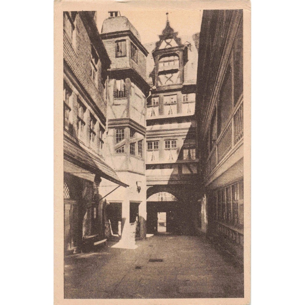 Frankfurt am Main Germany Wanebachhöfchen Architecture Vtg Postcard Nr 114 P